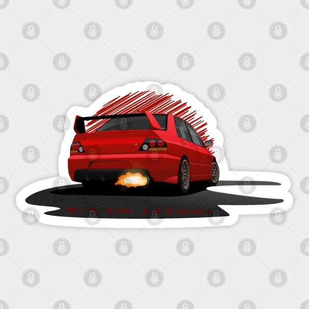 EVO IX Sticker by AutomotiveArt